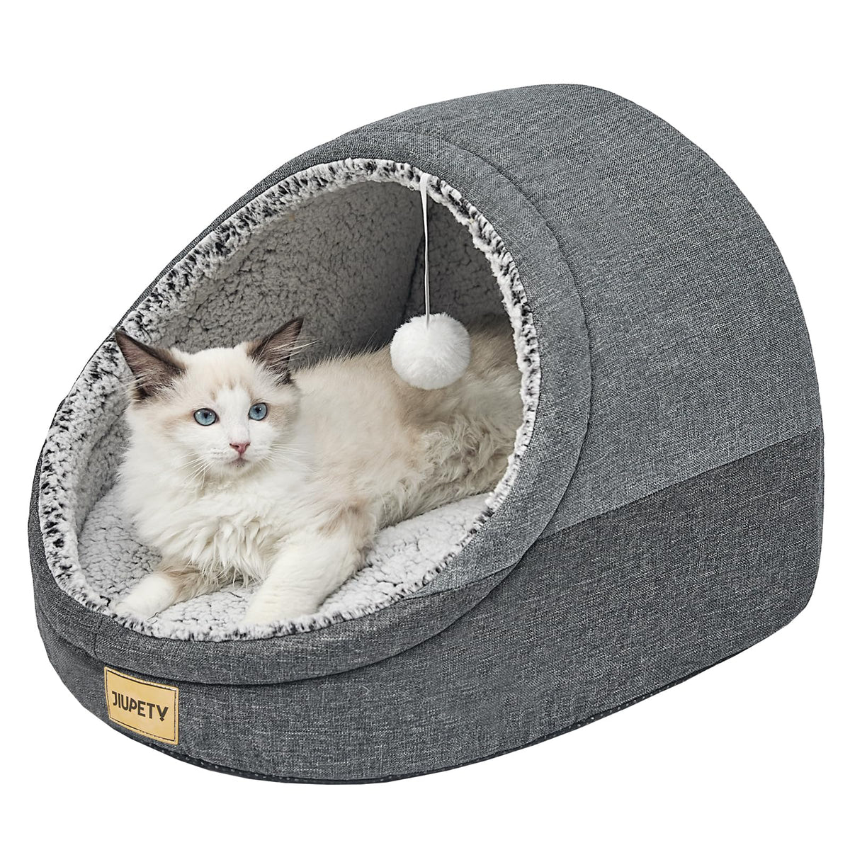 Cozy Cat Cave Bed — Washable & Anti-Slip