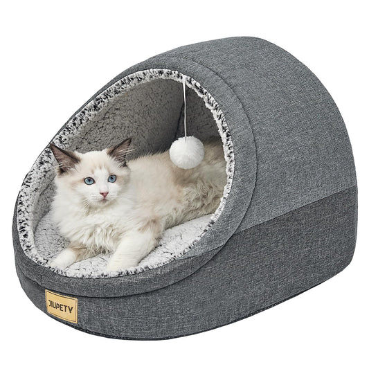 Cozy Cat Cave Bed — Washable & Anti-Slip