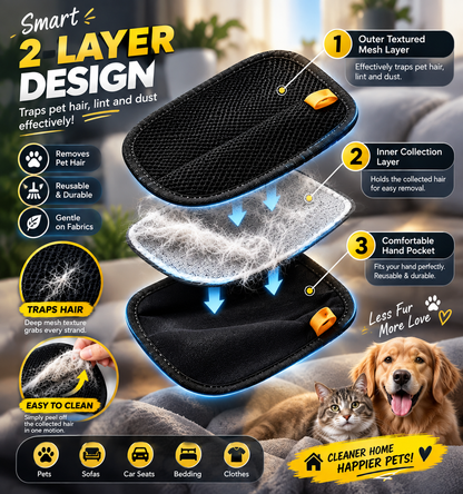 VelvetPaw Pet Hair Glove