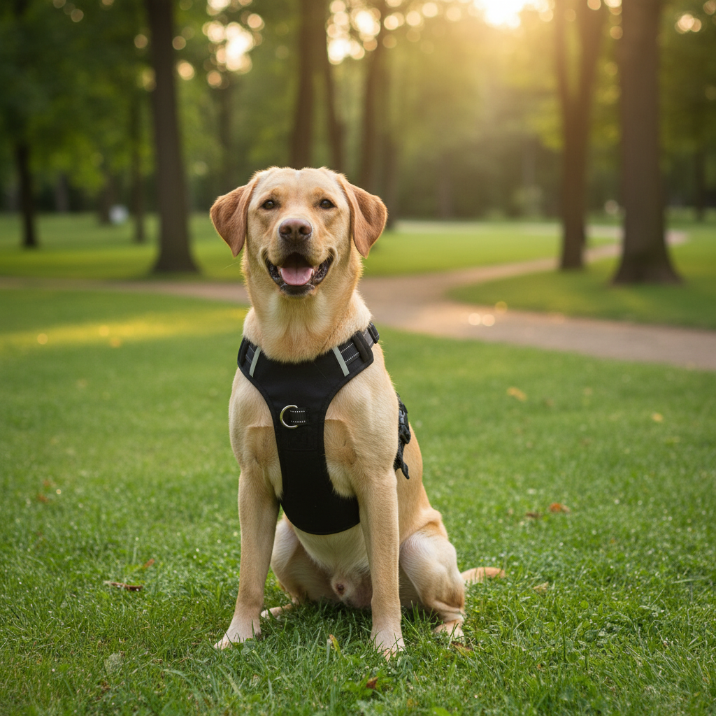 Labrador parkda harness kiyib