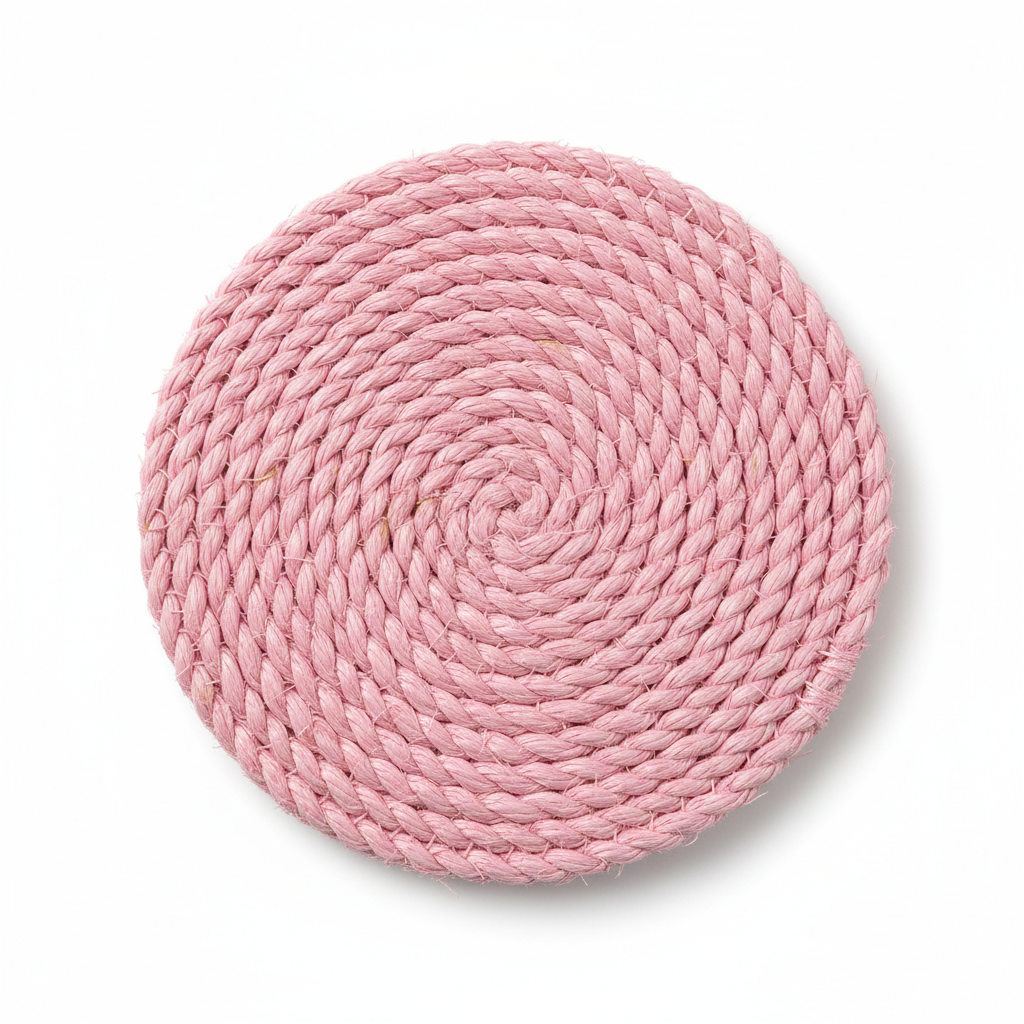 Close up of sisal scratcher pad texture