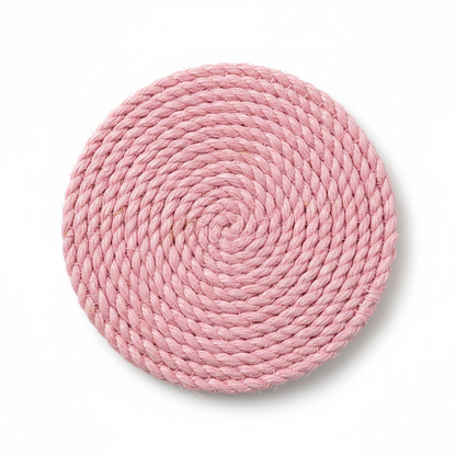 Close up of sisal scratcher pad texture